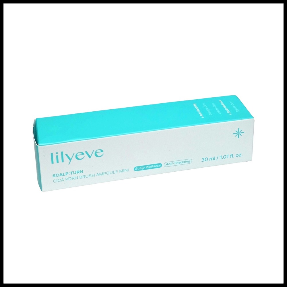 Lilyeve Scalp Turn Cica PDRN Brush Ampoule Mini 30ml Anti-Shedding Korea